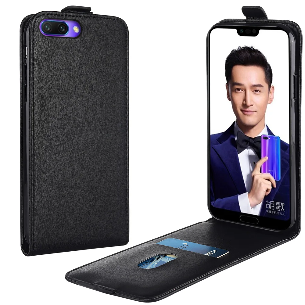 Кожаный чехол с откидной крышкой для Huawei Honor 10 женская модель 5 84 дюйма