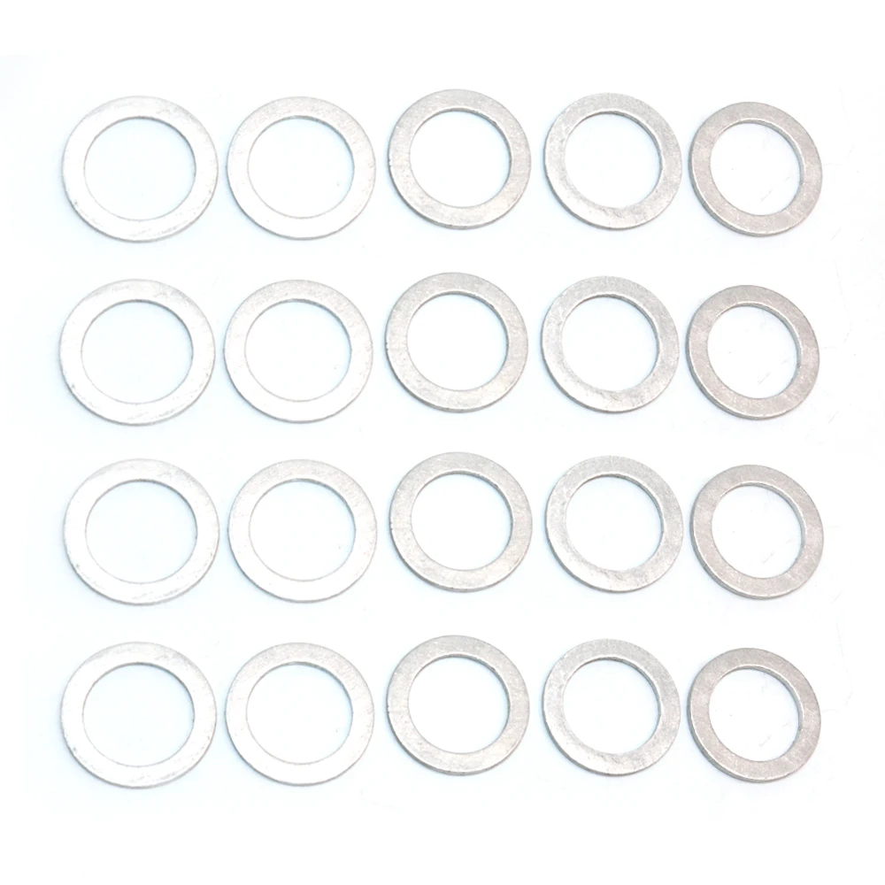 20Pcs/Set Oil Drain Plug Crush Washer Gaskets For Honda for Acura Car Accessories Replacement Parts 94109-20000 9410920000 oil drain plug gasket oil drain plug seal washer