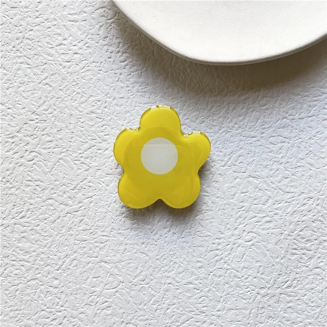 New Epoxy Resin Universal Fresh And Lovely Flowers Foldable Grip Tok Bracket Mobile Phone Ring Bracket Mobile Phone Accessories 17