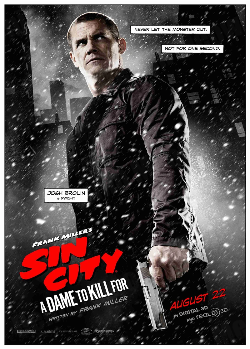 H Sin City винтажный металлический постер Ретро оловянные вывески для бара, клуба, домашнего декора комнаты, фильм, настенная художественная табличка для дам, чтобы убить для вывесок ZSS19 - Цвет: H