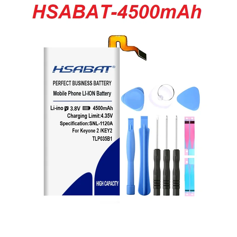 Топ бренд 4500mAh TLP035B1 Аккумулятор для BlackBerry Keytwo KEY2