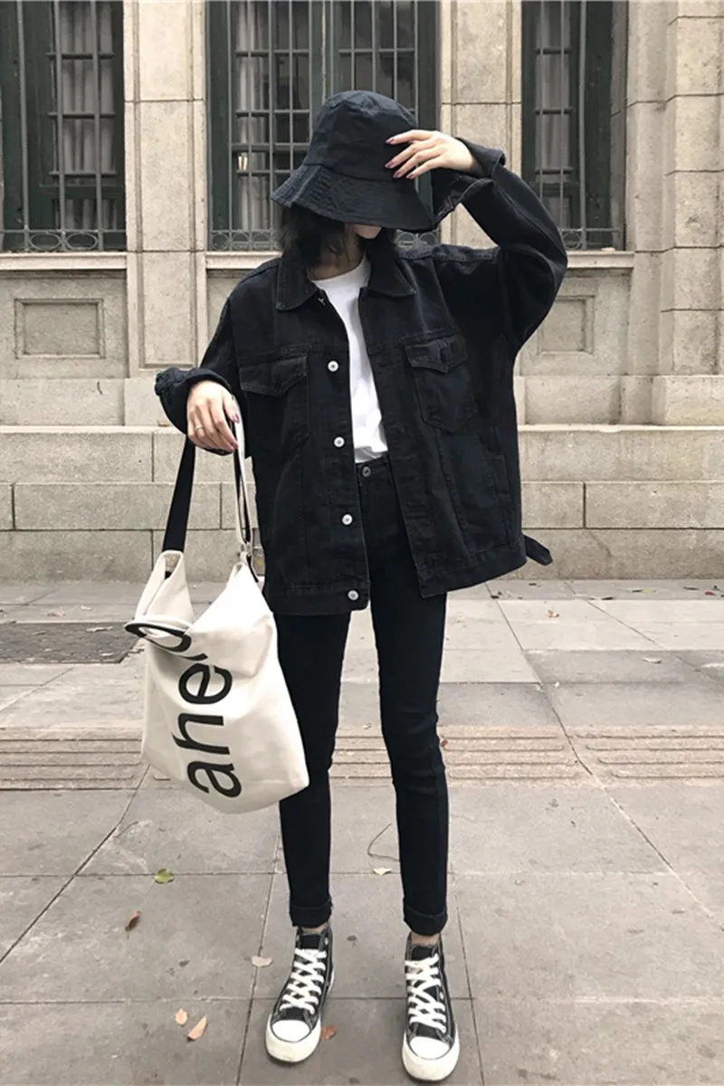 Canteen Won skin black denim jacket 