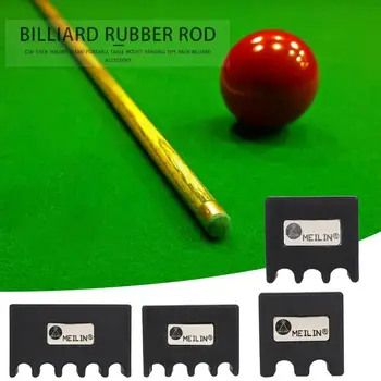 

Hot Sale Portable Billiard Cue Stick Holder Stand Hit Color Classic Delicate Texture Rest Table Mount Hanging Tips Rack