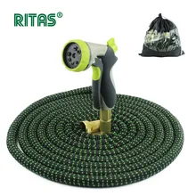 Внешняя торговля напрямую от производителя анти-высокой температуры натуральный резиновый садовый гибкий шланг для воды полива сада Hig