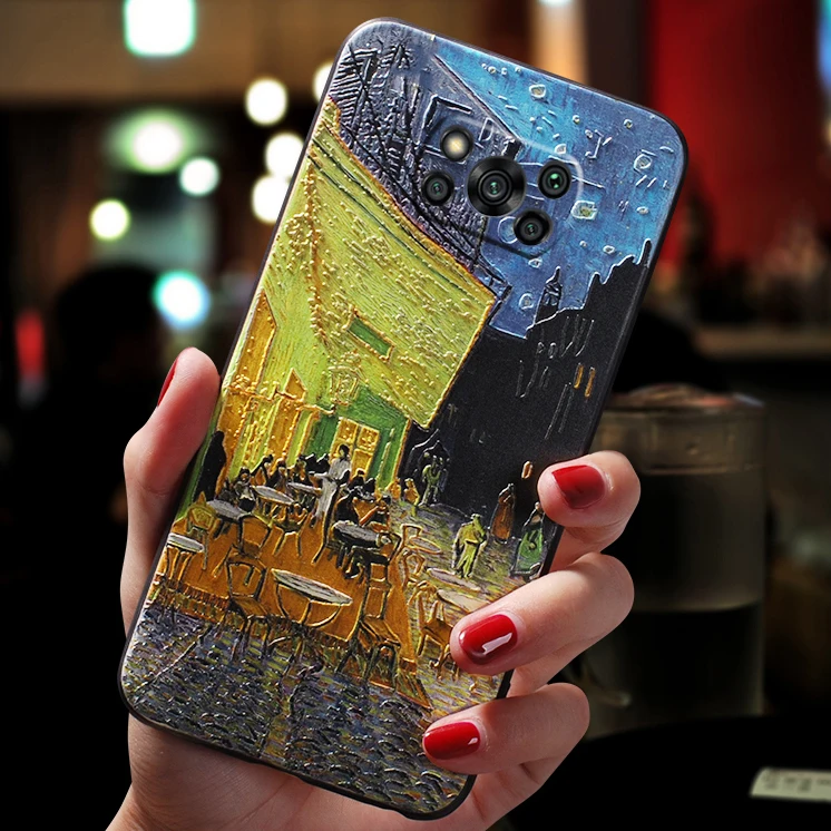 Чехол для телефона Xiaomi Poco X3 Por nfc чехол с рельефным рисунком звёздной ночи 3d Xiomi Mi8