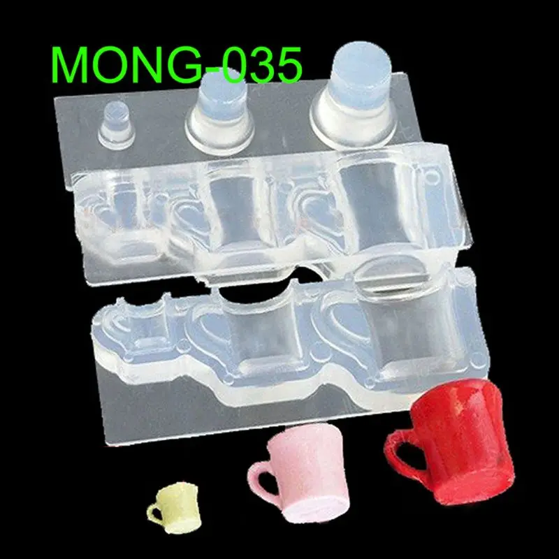 

Real Mini Milk Bottle Goblet Cup Silicone Mold Epoxy Resin Molds Jewelry Tools L4ME