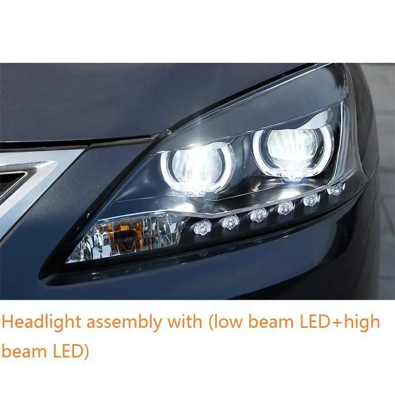 Number 4 Автомобили Luces Para Авто сборка DRL Led Габаритные огни Автомобильное освещение Светодиодные фары 12, 13, 14, 15 лет, для Nissan Sylphy - Цвет: Number 4