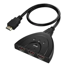 Мини 3 порта Переходник HDMI разветвитель Кабель 1.4b 4K* 2K 1080P Переключатель HDMI 3 в 1 выход порт концентратор для HDTV Xbox PS3 PS4 DVD HDTV