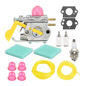 

Carburetor Kit Metal Carb Adjustment Tool String Trimmer Replacement Parts Air Filter Fuel Tube Easy Install C1U W24 545081808