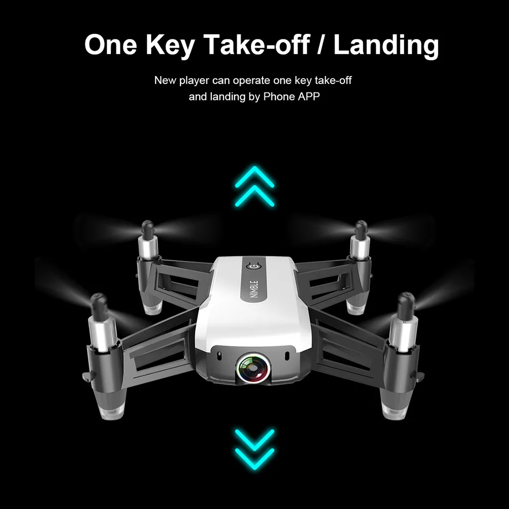 2,4G wifi 4K камера HD Квадрокоптер 12 мин продолжительность полета высота удержания FPV Дрон
