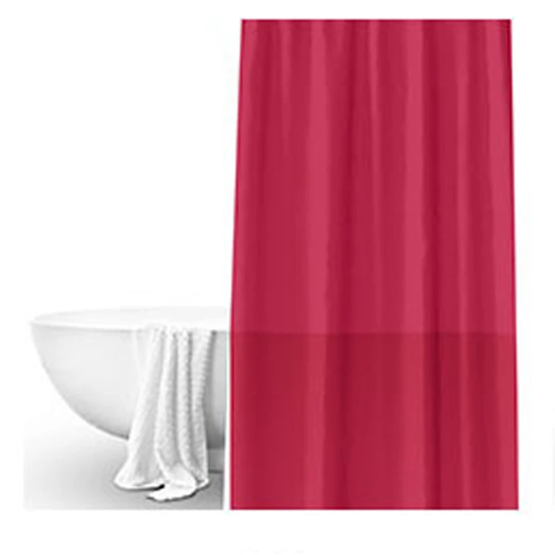 wine red Dafield фиолетовая занавеска для душа s фиолетовая занавеска s Белый Черный Желтый Красный Розовый Серый Синий Ванная комната полиэстер занавеска для душа лайнер - Цвет: wine red
