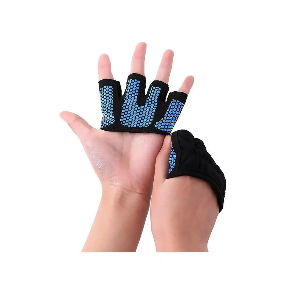 Universal Men and Women With Anti-slip Silicone Yoga / Dumbbell / Weight Lift Four-Finger Fitness Gloves Protect Palm Fitness