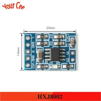 

HXJ8002 Mini Audio Amplifier Module Power Amplifier Board 3W 5V Mono Channel Voice Low Noise Amplifiers 2.0-5.5V Replace PAM8403