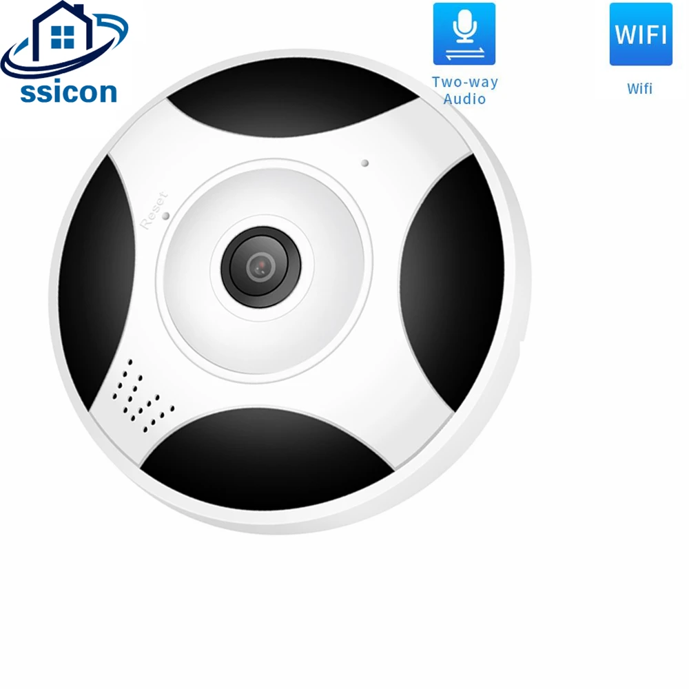 

IP Camera WIFI Indoor 360 Degree Panaramic Two Ways AUDIO IR Night Vision Video Surveillance Mini Camera Wireless ICSee