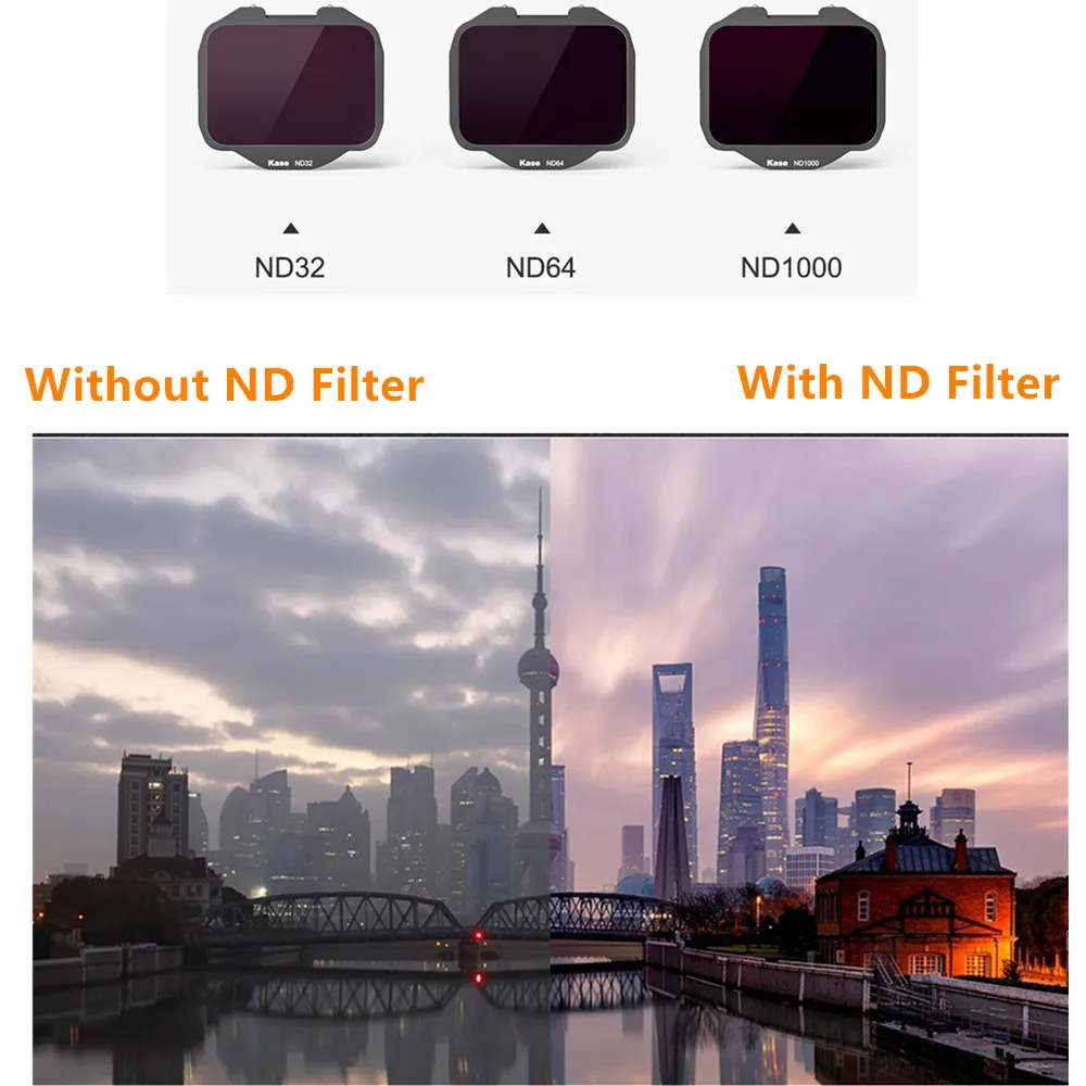 Clip-in CMOS Lens Filter MC UV ND8 ND16 ND32 ND64 ND1000 Night Filter for Sony A7R II III IV A7S II A7II III A9 Camera Clip in 3