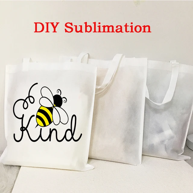 6Pcs Canvas Tote Bag Blank Sublimation Grocery Bags Lightweight Reusable  Canvas Shopping Bags Washable White Tote Bags for DIY - AliExpress