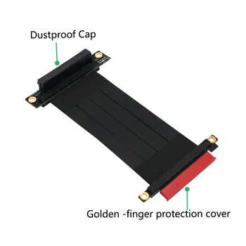

PCI Express 8/4X Slot Riser Card Extender Cable Flexible PCI-E Extension Adapter Breakout Cable Hard Drive Splitter Cable
