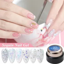 5 мл Звездная Луна бабочка гель для ногтей с блестками лак блестки замочить от УФ светодиодный гель покрытые лаком ногти искусство маникюрный лак Перманентный гель лак