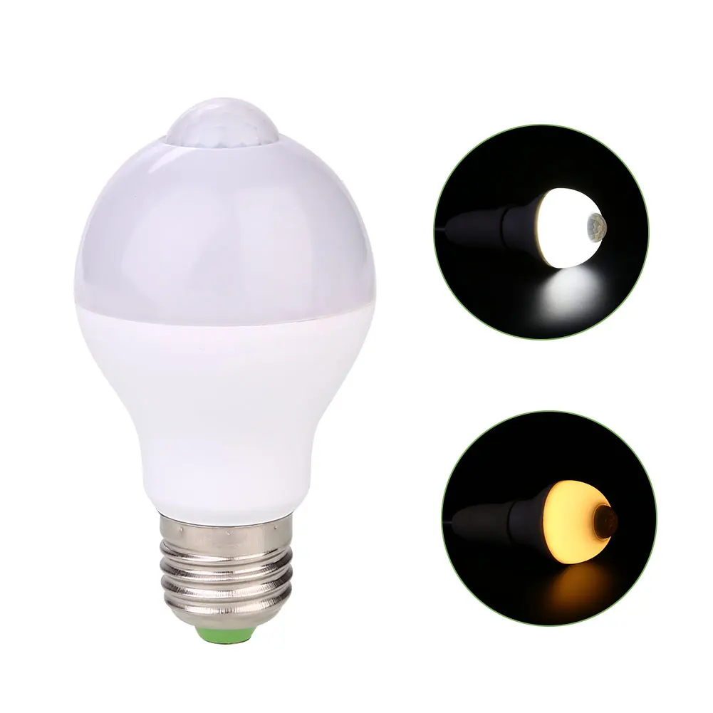 E27 14LEDs Bulb Lamp Infrared Motion Sensor Light Control Hallway Stair