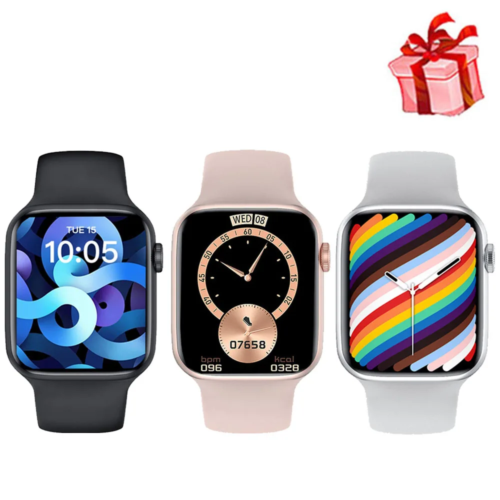 2021 IWO 13 PRO Watch 7 T500 Smart Watch Series 7 DIY Dials Heart Rate BT Call Men Women Sport Smart Watch PK X8MAX HW22 W46 W37 