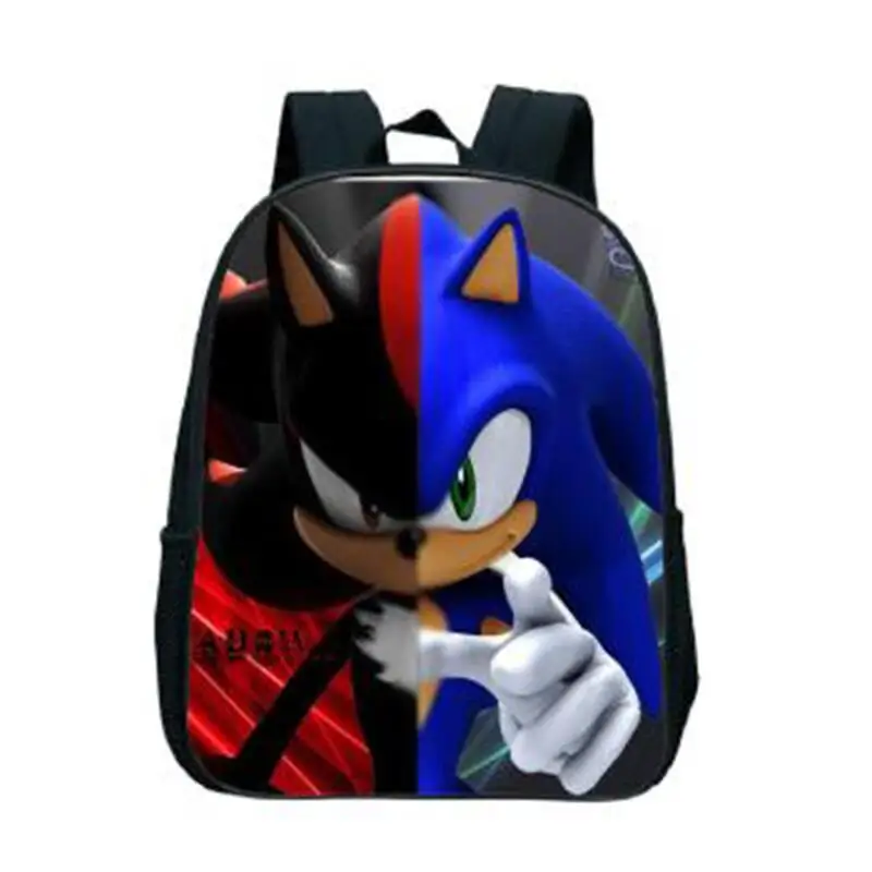 Dibujos Animados Sonic niños mochilas escolares niño niñas mochilas de guardería Mochila bonita Mochila de guardería gran oferta Sonic Mochila