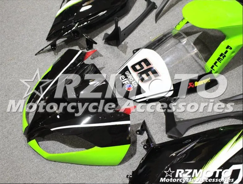 4 подарки ABS литьевая форма мотоцикла полный обтекатель подходит для Kawasaki ZX-6R 09 10 11 12 2009-2012 набор на заказ Зеленый Черный Красный
