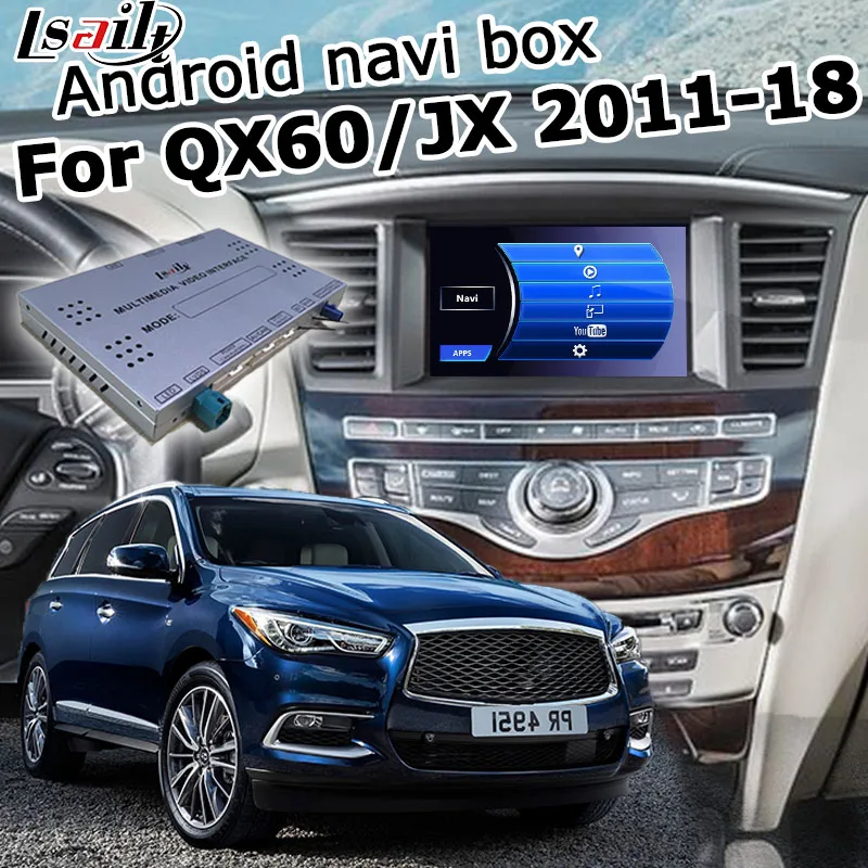 Интерфейс Android / carplay для Infiniti QX60 JX35 2012 2017 с G Q70 QX50 QX70 QX80 и т. Д. видеинтерфейс