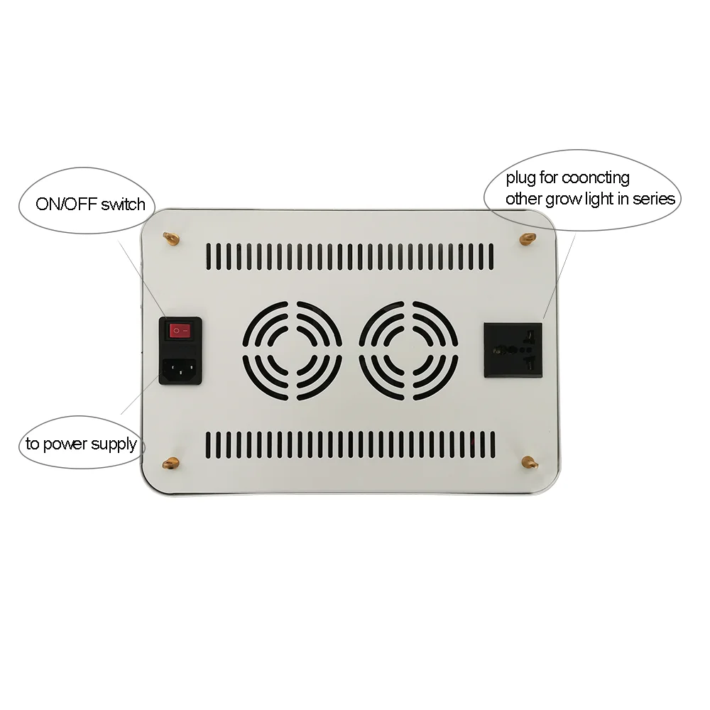 Светодиод для садоводства растений 220V 1200W Licht Wachsen