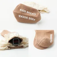 Lawadka Newborn Baby Girl Socks Lace Baby Knee Socks Anti Slip Cotton Socks for Girls Princess Long Autumn Winter Stockings 0-3T 6