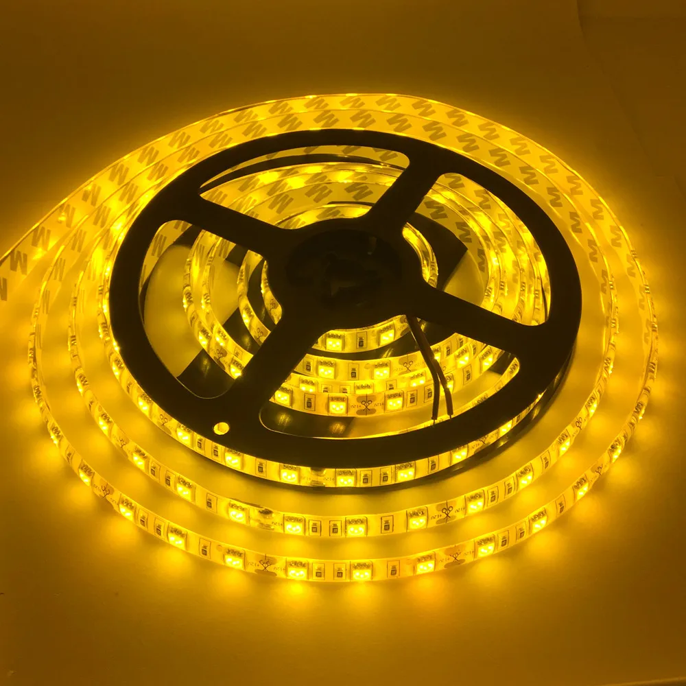 5 м 300LED 5050 SMD LED flexible strip белый RGB Красный Зеленый Синий Желтый Не водонепроницаемыйпартии свет книга свет ночного лампа настольная лампа - Испускаемый цвет: Цвет: желтый
