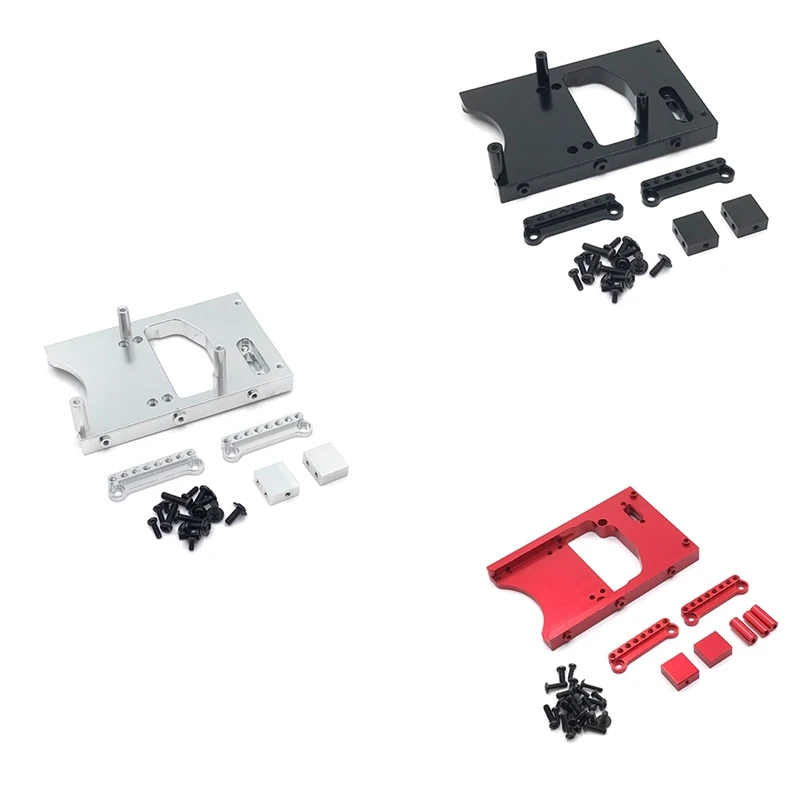 AKDSteel Upgrade Steering Servo Fixed Mount Bracket for WPL B1 B14 B16 B24 B36 C24 C14 MN Model MN90 MN91 MN99 MN99S RC Car Parts red Exquisite Toys for All Ages