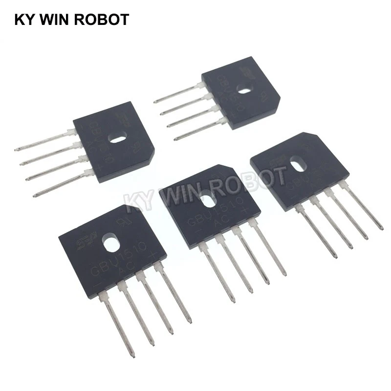 15A 1000V DIP-4 diode bridge rectifier GBU1510 5PCS