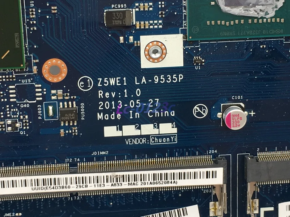 Fulcol для acer Aspire E1-570 E1-570G Материнская плата ноутбука NBMEP11001 Z5WE1 LA-9535P SR0N9 i3-3217U Процессор