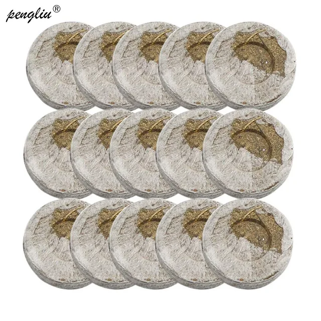 50Db-Csomag 30 Mm-Es Jiffy Tőzegpellet Pehét Talajblokk-Gyártó Kezdő Dugók Seeds Starter Professional A Kerthez - Image 3