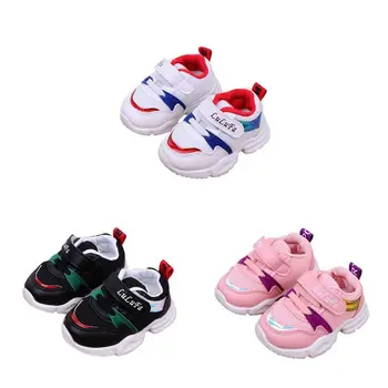

Autumn Boys Girls Fashion Sneakers Baby Toddler Little Kids Leather Trainers Children School Sport Shoes Soft Running Shoes 0-1Y