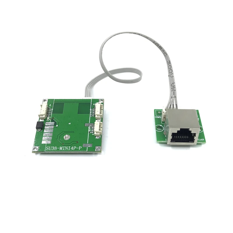 Mini PBCswitch module PBC OEM module mini size 3/4/5 Ports Network Switches Pcb Board mini ethernet switch module 10/100Mbps w5500 ethernet network module tcp ip spi interface 51 stm32 microcontroller program over w5100