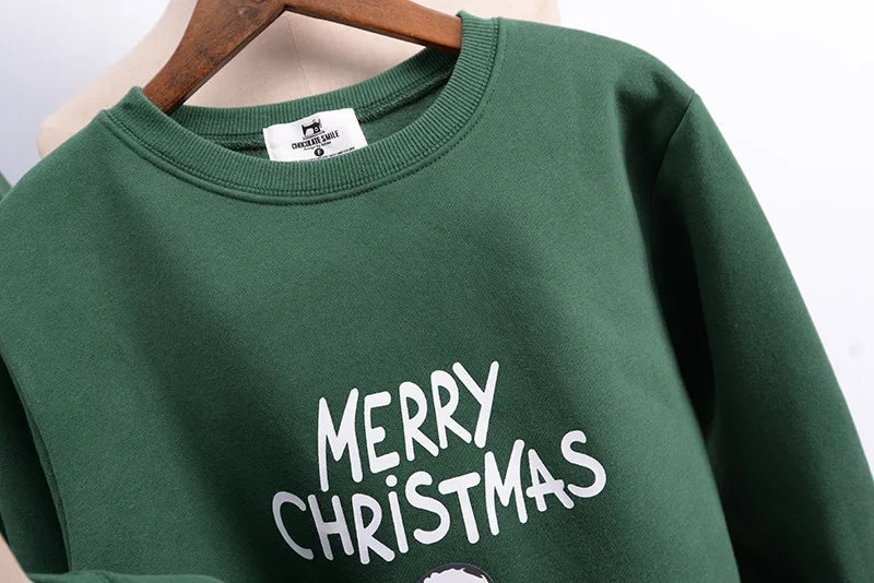 Одинаковые комплекты для семьи; Рождественский плюшевый зимний теплый свитер для папы, мамы и детей; худи для мальчиков и девочек; милый пуловер с героями мультфильмов; одежда из хлопка