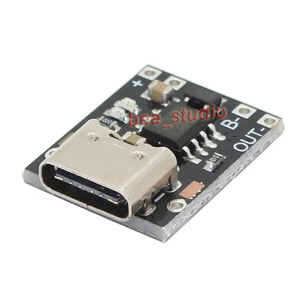 Зарядная плата Ultra-mini Type-C модуль зарядного устройства USB DC 5V 1A для литиевого и
