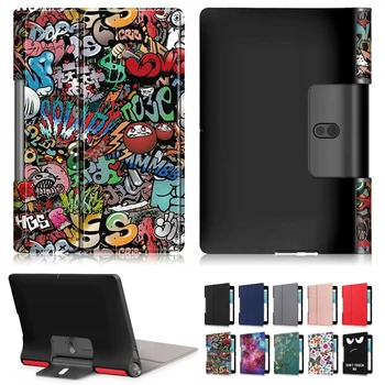 

Stand Leather Case For Lenovo Yoga Smart Tab 10.1" 2019 YT-X705F/M/L X703F Yoga Tab5 Tab3 Plus/Pro YT3-X90L X50M Cover Tablet PC