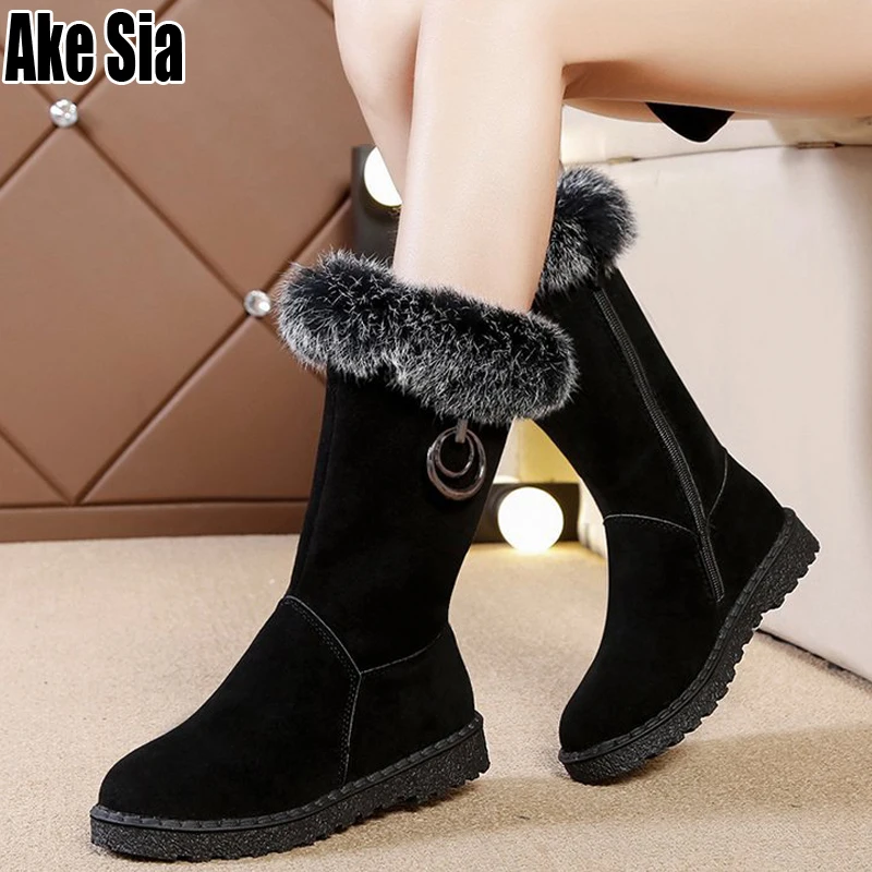 Clásico de moda de invierno de abrigo mujeres mujer bota con cremallera  nieve Bottine bota alta caballero montado en plana Botas, botines Botas  Zapatos C194|Botas a media pantorrilla| - AliExpress
