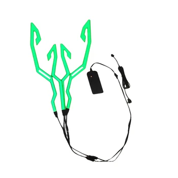 

Waterproof Warning DIY Motorcycle Helmet Light Safety Bar Luminous Durable Styling Night Riding LED Strip Universal Sticker