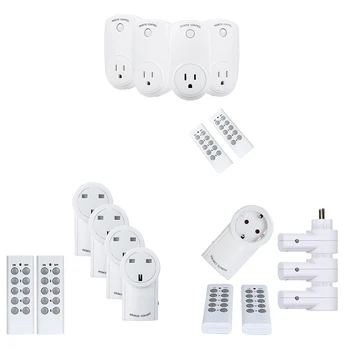 

For Wireless Light Switch Plug Smart Socket 433 Mhz Smart Home Remote Control Power Outlet for Broadlink Rm Pro