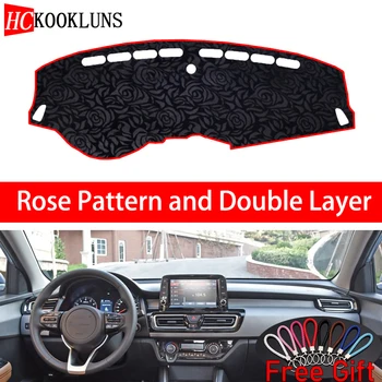 

Rose Pattern For kia forte 2018 Dashboard Cover Car Stickers Car Decoration Car Accessories Interior Car Decals