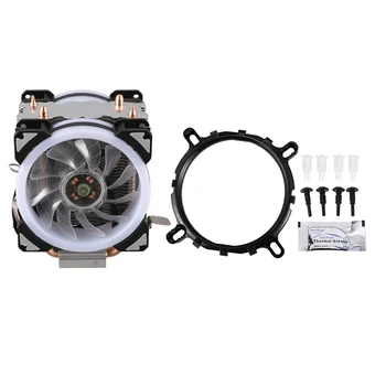 

XUEYUFENGSHEN CPU Cooler 2 Pure Copper Heat Pipe Cooling Towers Cooling System Two 9 cm CPU Cooling Fan CPU Radiator for A
