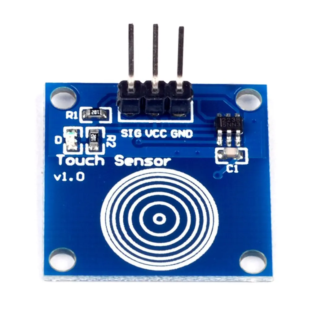 Jog Type One Channel Touch Sensor Module Tact Switch With Positioning Holes Control Interface | Электроника