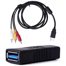 ##Special Price Audio/Video A/V Cable Adapter For TV/PC RCA to USB USB 3.0 F/F Camcorder Latest Durable Practical High quality ##Special Price Audio/Video A/V Cable Adapter For TV/PC RCA to USB USB 3.0 F/F Camcorder Latest Durable Practical High quality