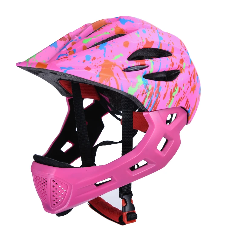 Children's Kids Mountain Bike Full Face Helmet Boy Girl Protective Safety Child 