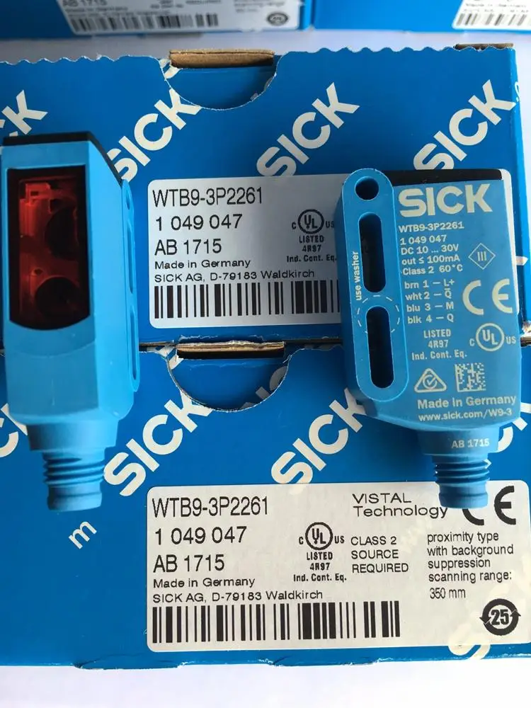 

100% Новый оригинальный Wesk фотоэлектрический переключатель SICK WT9-2P330WTB9-3P2261