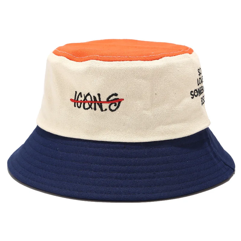 New Listing Cheap Fisherman Hats Man Woman Letter Embroidery Bucket Hat Unisex Outdoor Beach Fishing Cap Sun Visor Casual Caps |