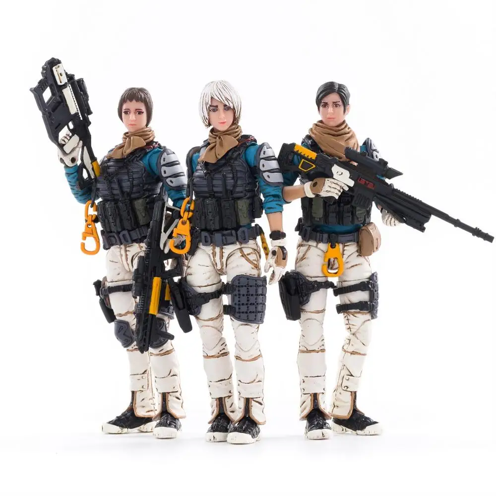 1/18 JOYTOY Action Figures (3PCS/Set) Starhawk 12th Peron Patrol Military Soldier Figure Model Toys Collection Toy